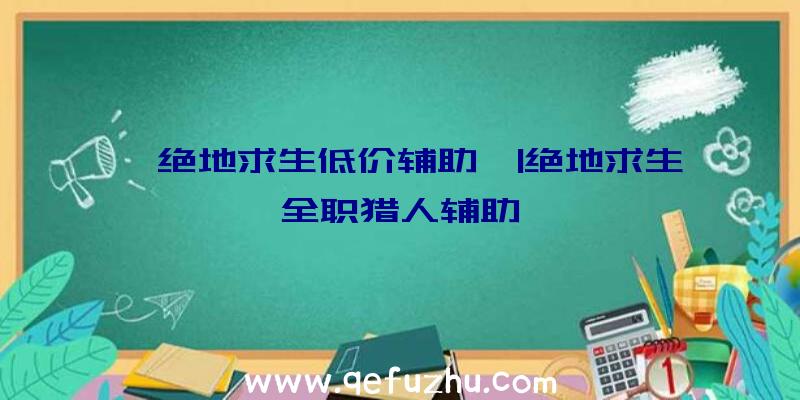 「绝地求生低价辅助」|绝地求生全职猎人辅助